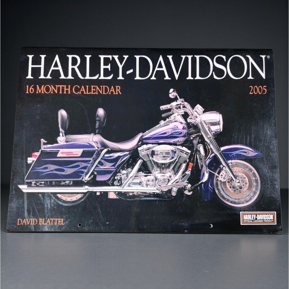 2005 Harley Davidson 16 Month Calendar David Blattel Custom Bike Motorcycle